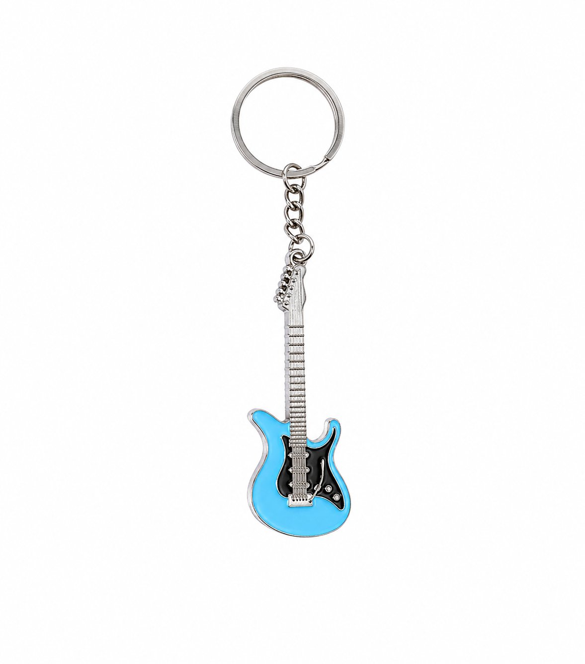 Electric Guitar Keychain - Double Cutaway - Various Colors