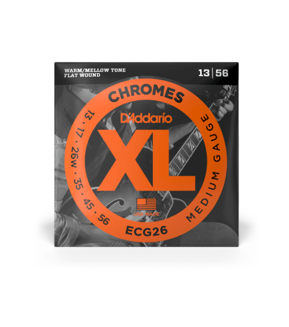 D'Addario ECG26 XL Chromes - 13-56 - Medium Electric Guitar Strings