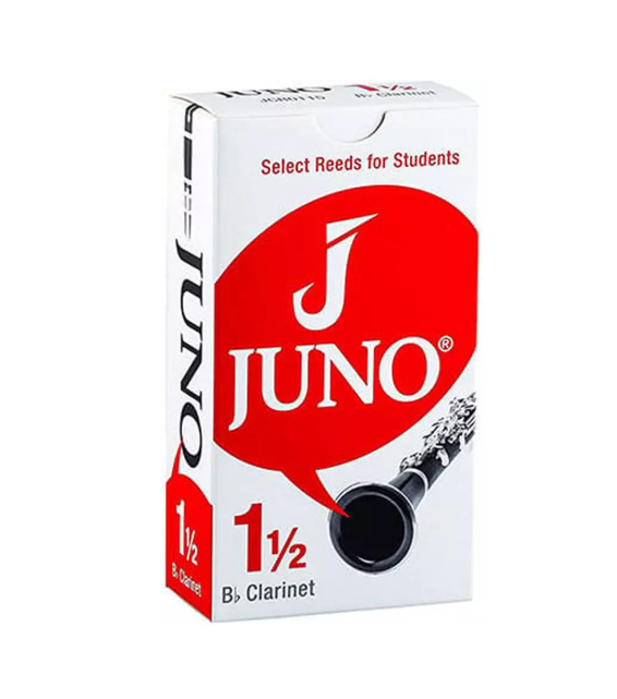 Vandoren JUNO Bb Clarinet, Box of 10 Reeds - Sizes 1.5 - 3
