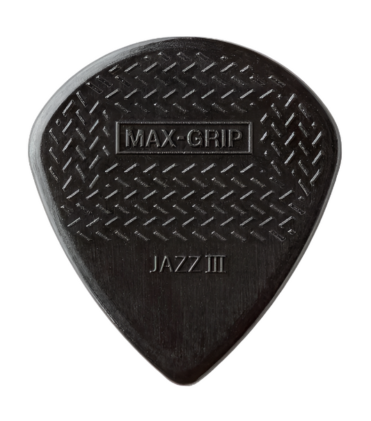 Dunlop Max Grip Jazz III Guitar Single Pick Black