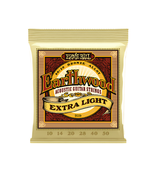 Earthwood 80/20 Acoustic Guitar Strings 10's