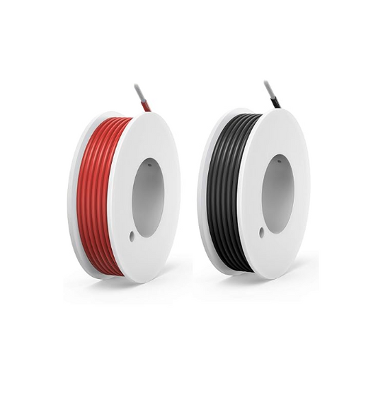 22awg Silicone Electrical Wire Cable 2 Colors (26ft Each)