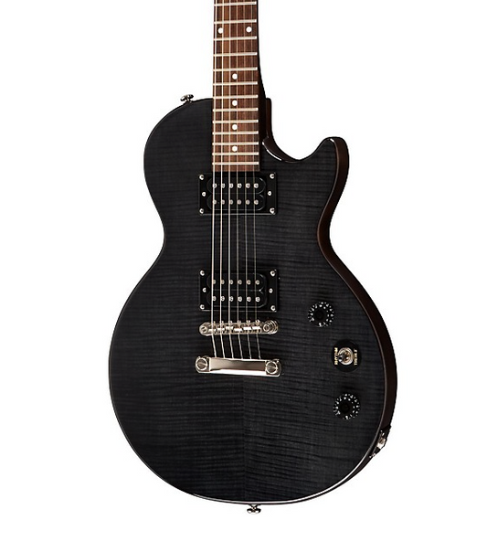 Epiphone Les Paul Special-II Plus Top Limited-Edition Electric Guitar Transparent Black