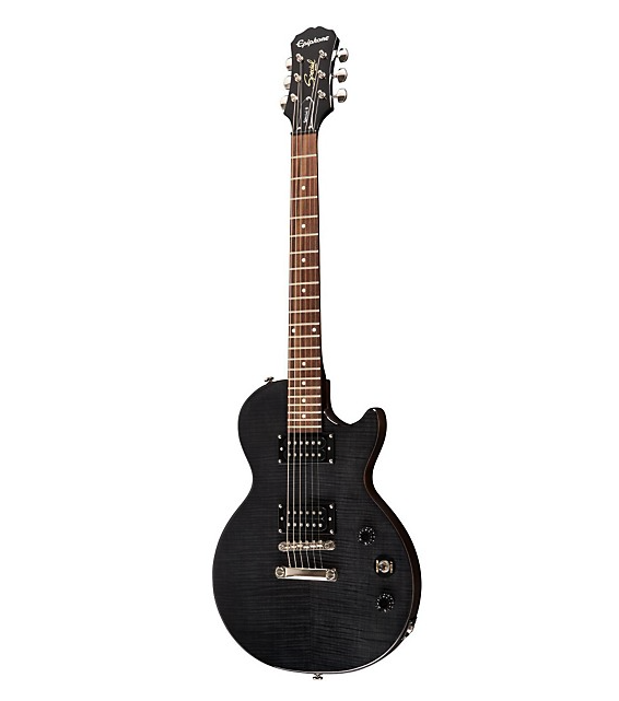 Epiphone Les Paul Special-II Plus Top Limited-Edition Electric Guitar Transparent Black