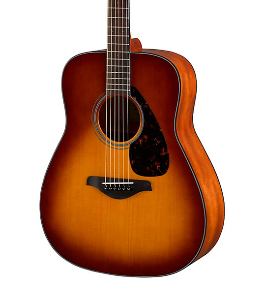 Yamaha FG800J Solid Spruce Top Dreadnought Acoustic Guitar Sand Burst