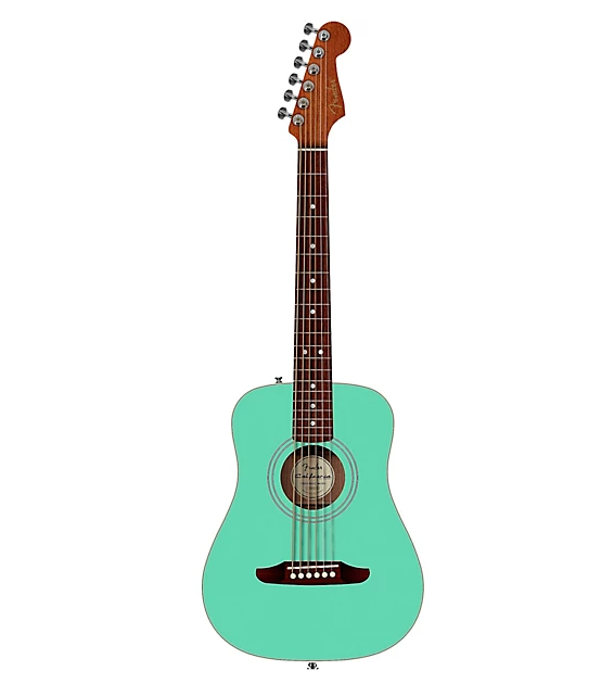 Fender California Standard Redondo Mini Acoustic Guitar Surf Green