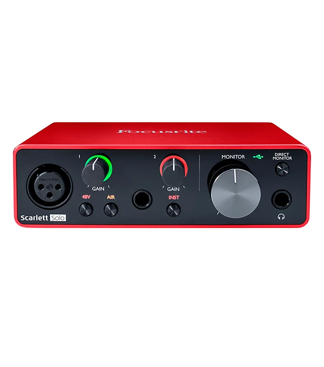 Focusrite Scarlett Solo USB Audio Interface Gen 3