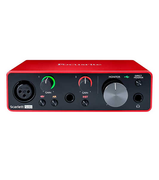 Focusrite Scarlett Solo USB Audio Interface Gen 3