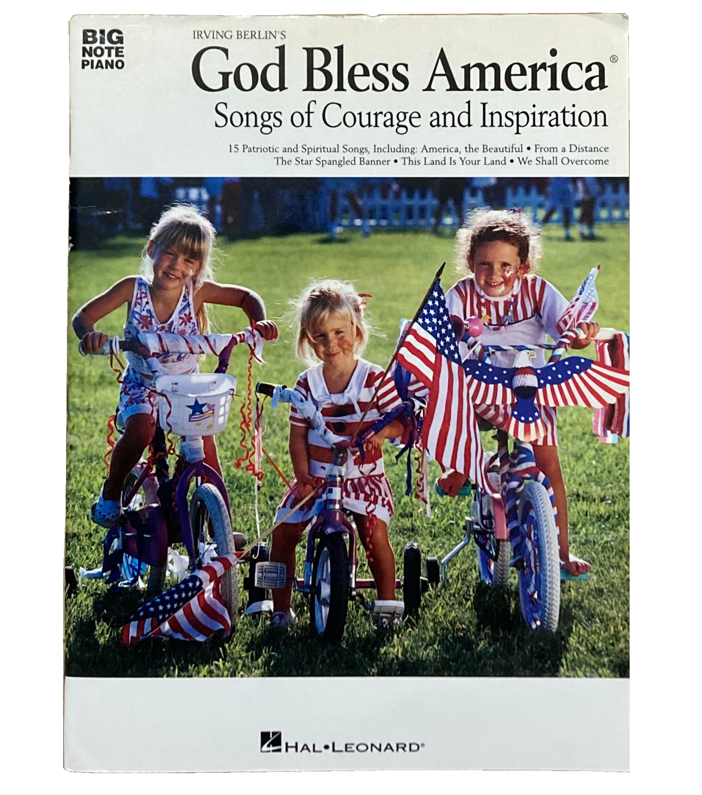 Irving Berlin's God Bless America Big note Piano Book (Pre-Owned)