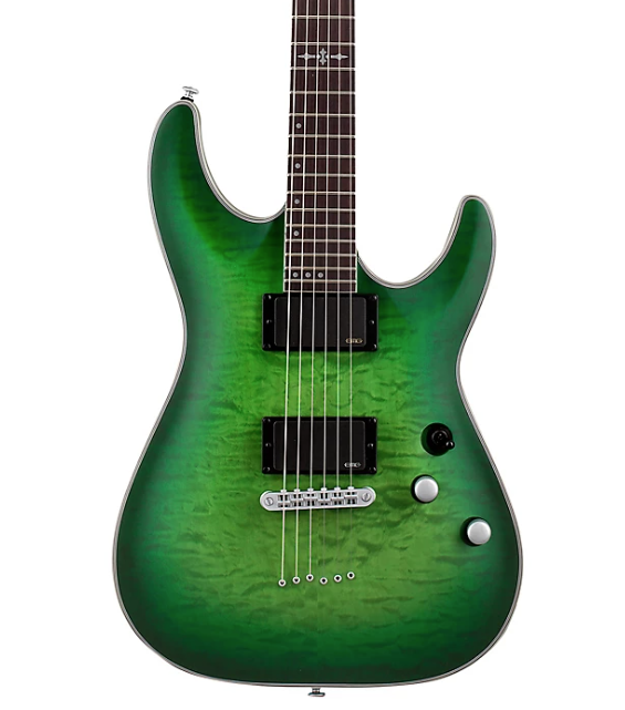 Schecter Research C-1 Platinum Electric Guitar Emerald Burst