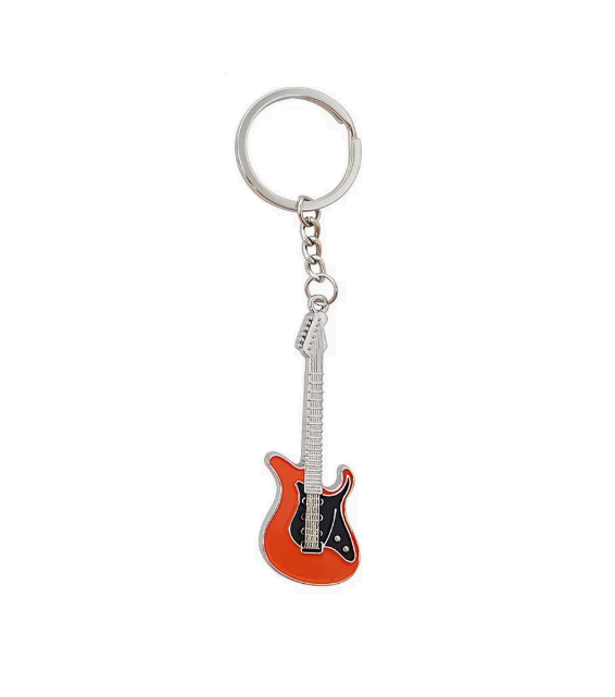 Electric Guitar Keychain - Double Cutaway - Various Colors