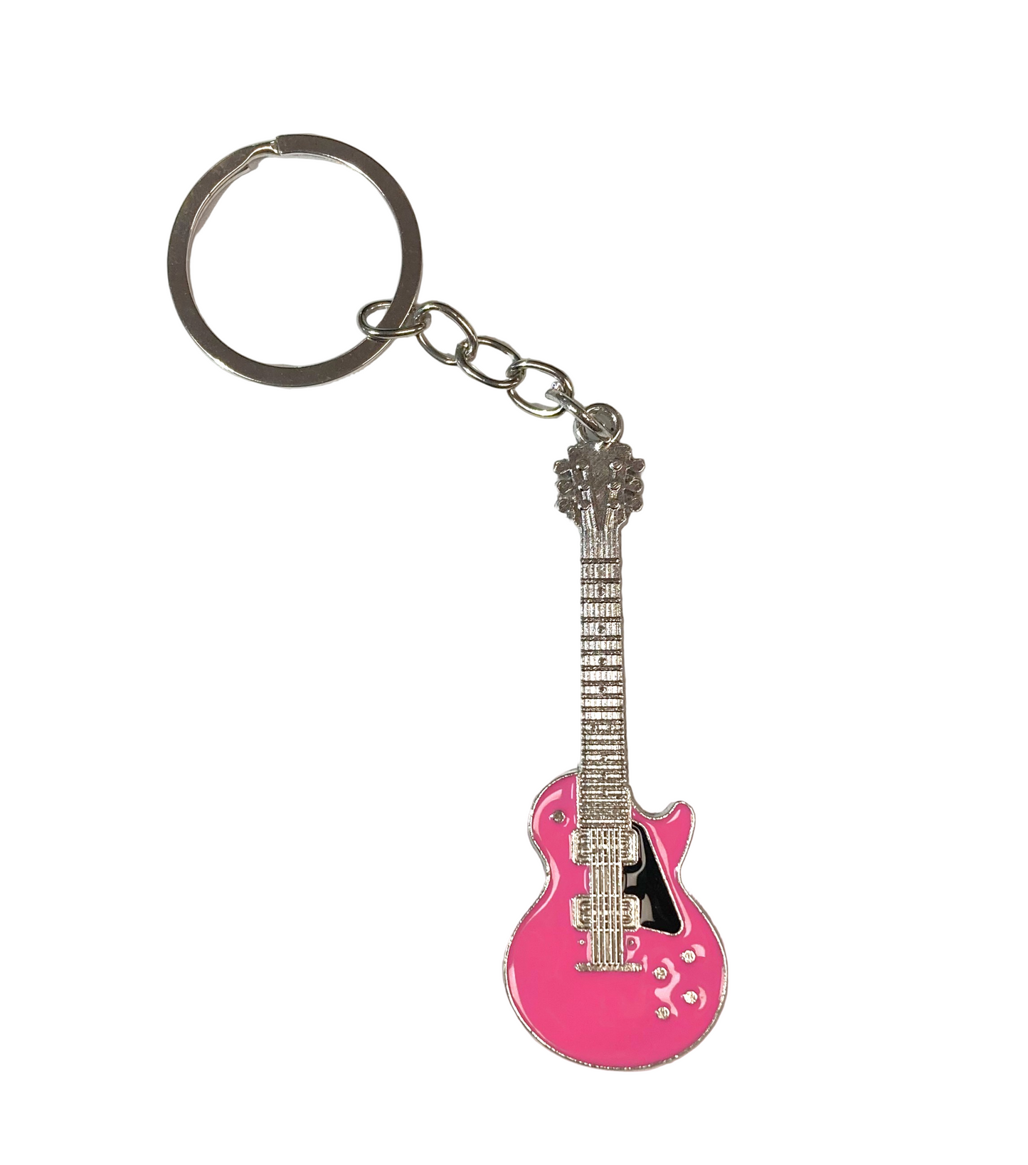 Electric Guitar Key Chain - Les Paul Style - Various Colors
