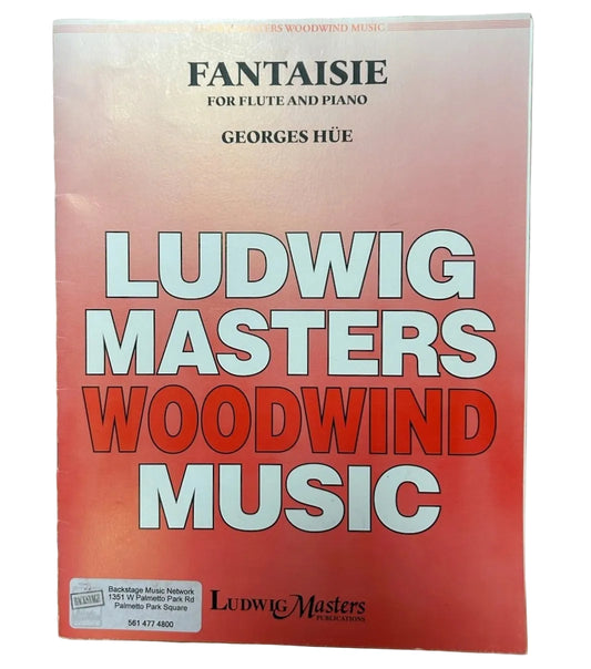 Georges Hüe "Fantasie" Flute solo w/ Piano Accompaniment