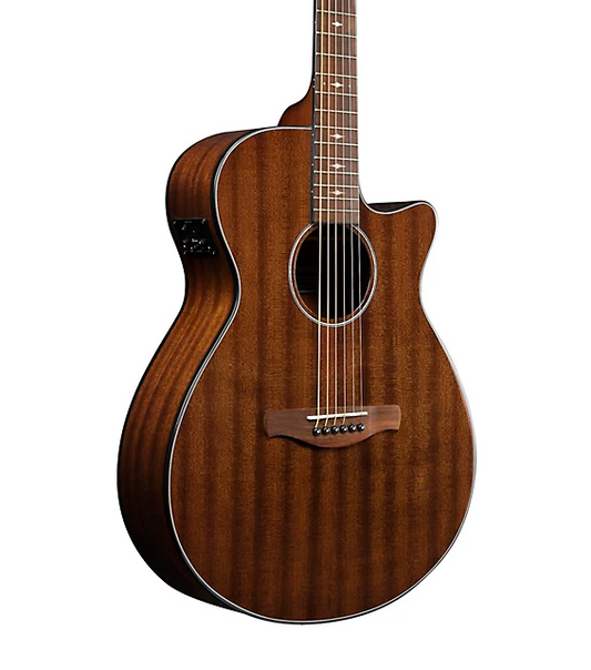Ibanez AEG62 Grand Concert Acoustic-Electric Guitar Natural Mahogany