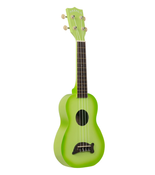 Kala Green Apple Burst Soprano Dolphin Ukulele