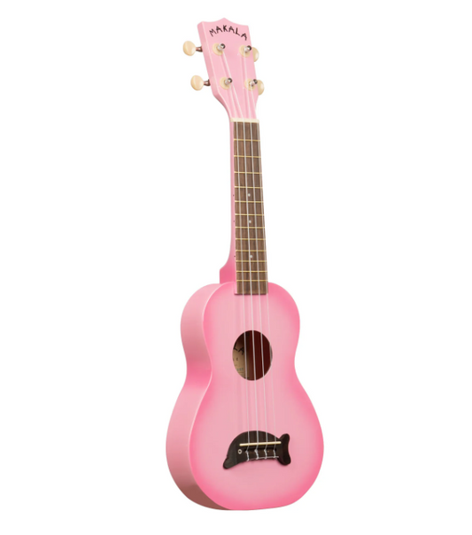 Kala Pink Burst Soprano Dolphin Ukulele