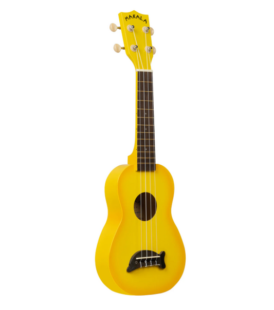 Kala Yellow Burst Soprano Dolphin Ukulele