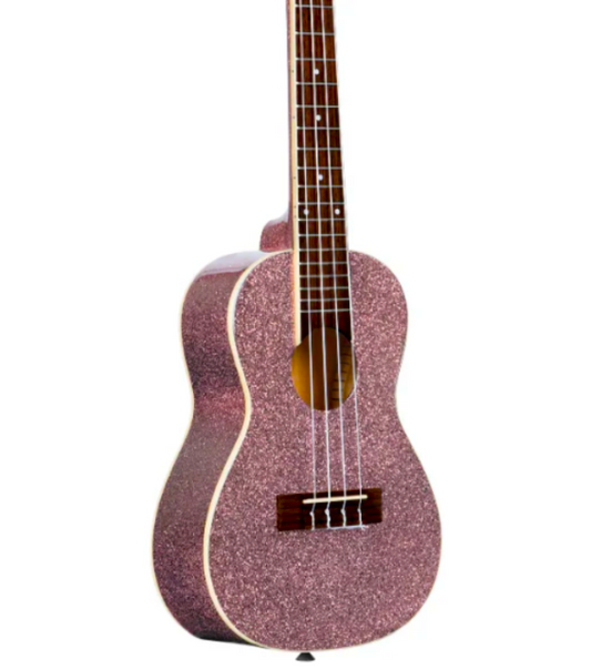 Kala Pink Champagne Sparkle Concert Ukulele