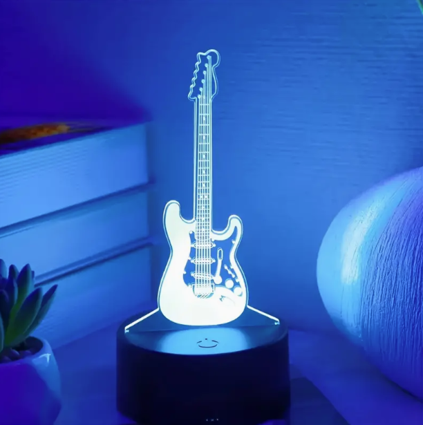 Electric Guitar Color Changing Light