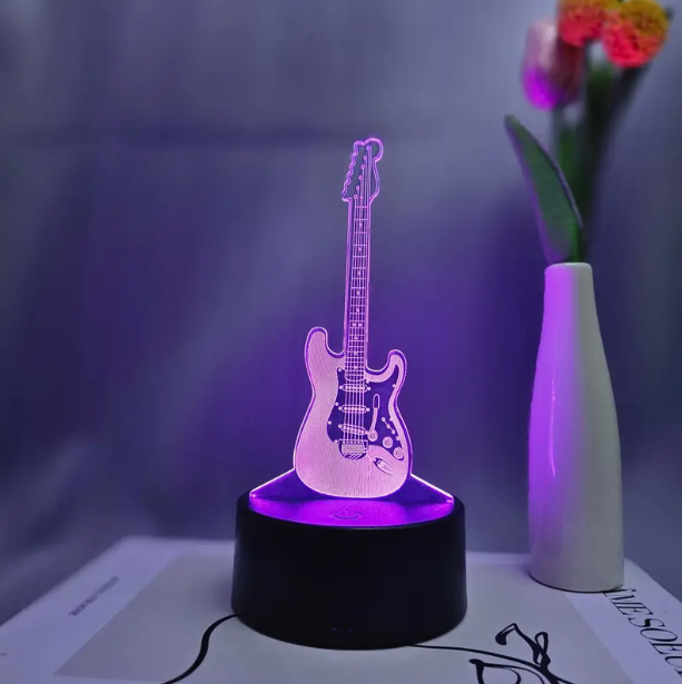 Electric Guitar Color Changing Light