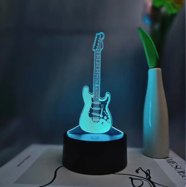 Electric Guitar Color Changing Light