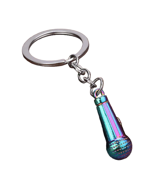 Microphone Keychain - Chameleon Color