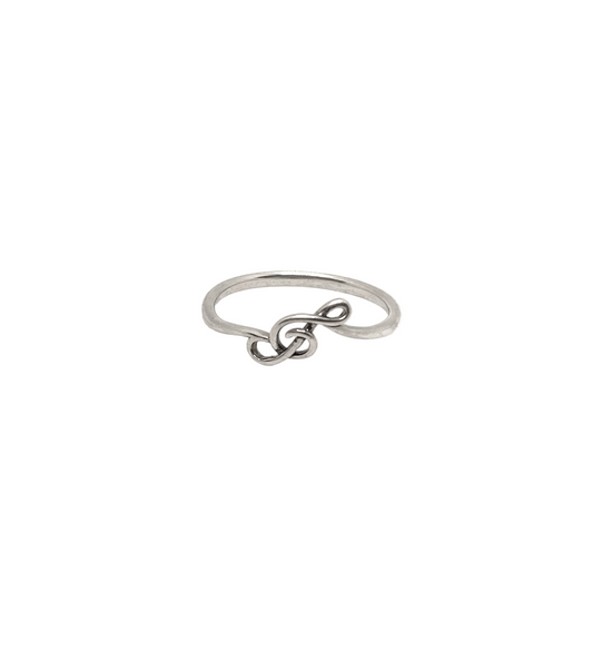 Treble Clef Ring - Thin