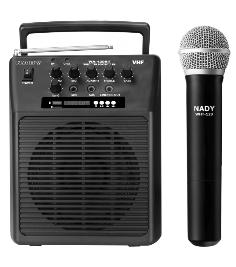 Nady WA-120BT HT Wireless Portable Compact P.A
