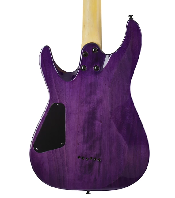 Schecter Research C-6 Elite Electric Guitar Transparent Purple Burst