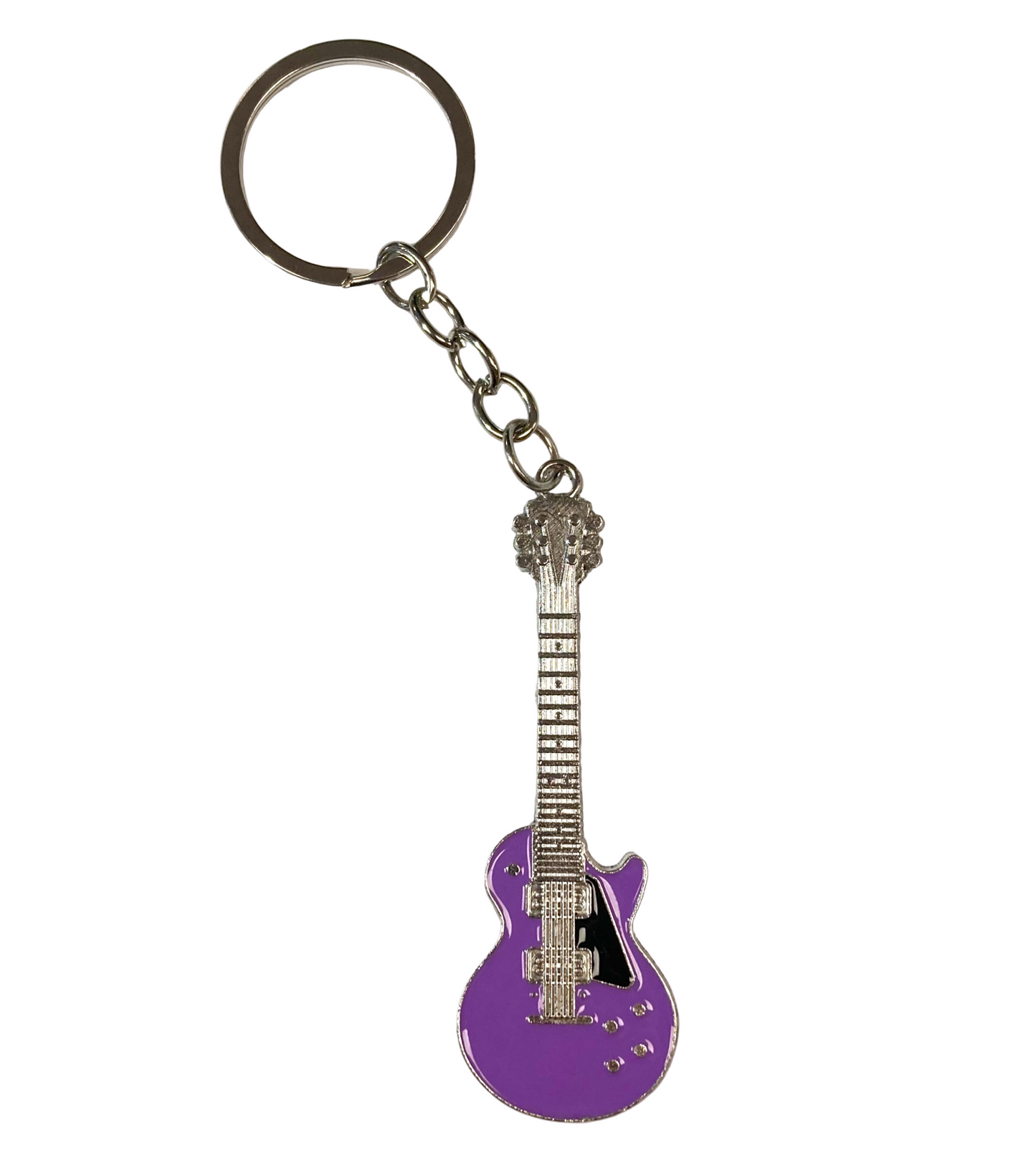 Electric Guitar Key Chain - Les Paul Style - Various Colors