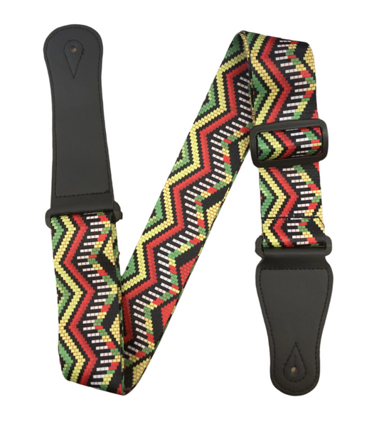 Polyester Guitar Strap - Reggae