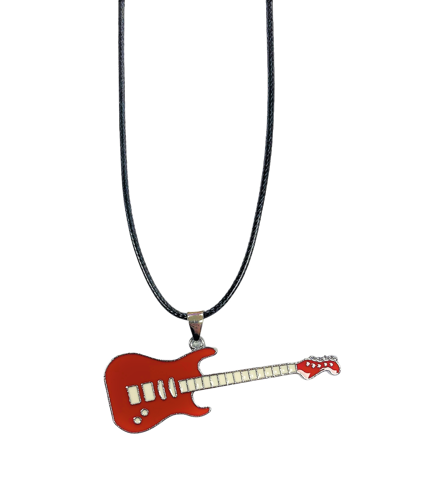 Guitar Necklace - Red