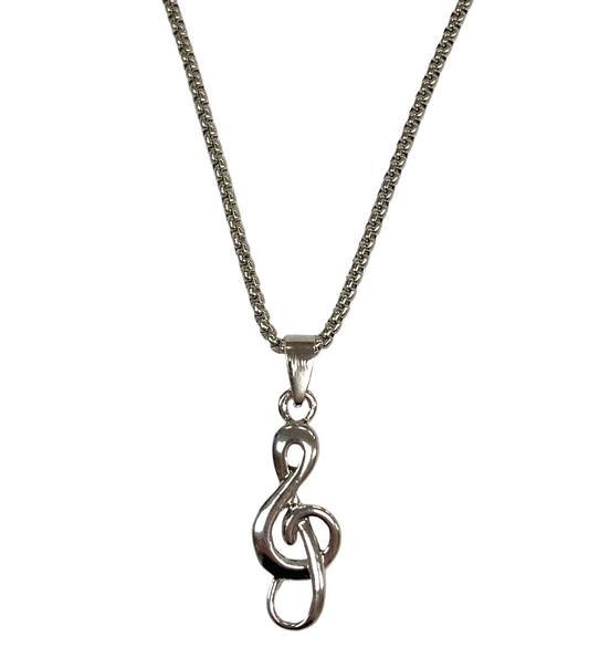 Treble Clef Necklace