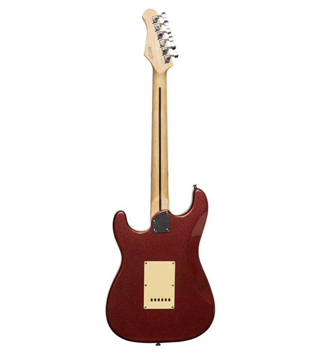Stagg SES-30 SSS Electric Guitar Candy Apple Red