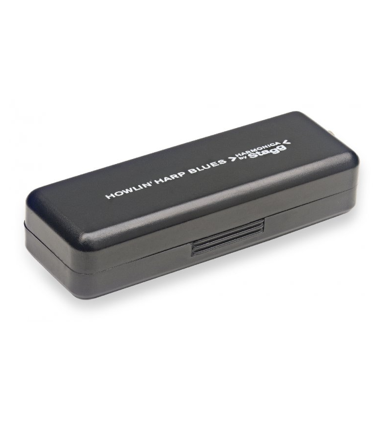 Stagg Blues harmonica Various Keys w/ Case