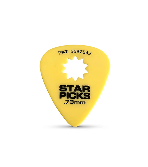 Everly Star Guitar Picks 12 Pack - Choose Size