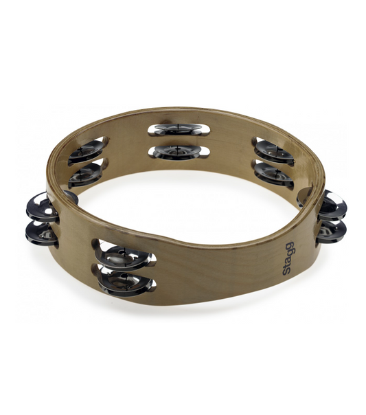 Stagg STA-3208 8" Head;ess Tambourine - 2 Rows