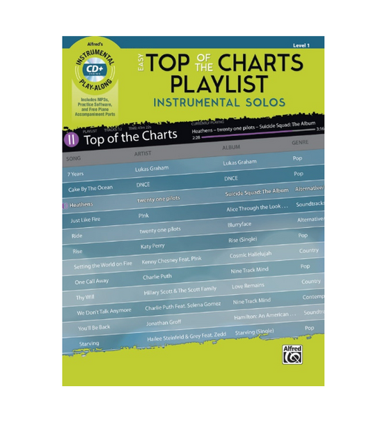 Alfred's Easy Top of the Charts Playlist Instrumental Solos