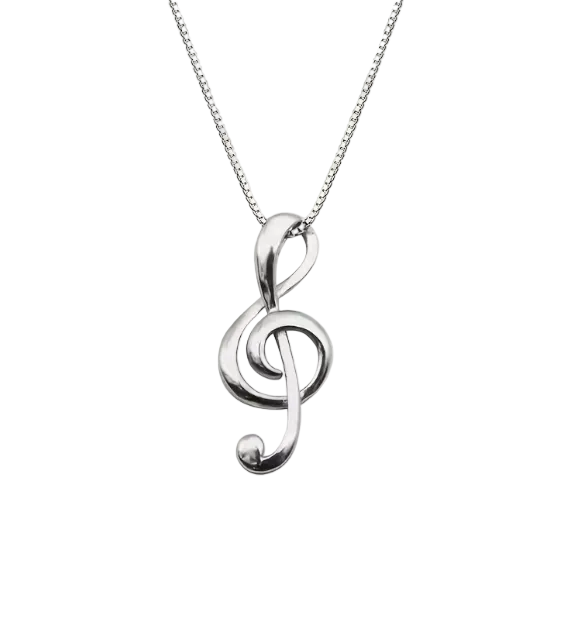 Treble Clef Necklace