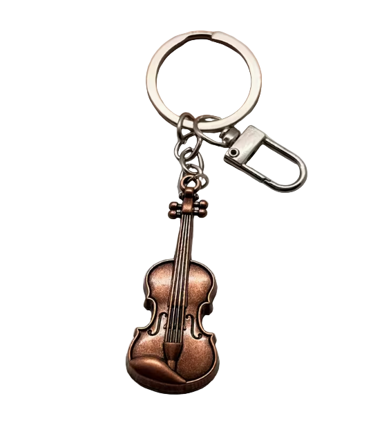 Fiddle Keychain Violin Keychain – Backstage Music Network