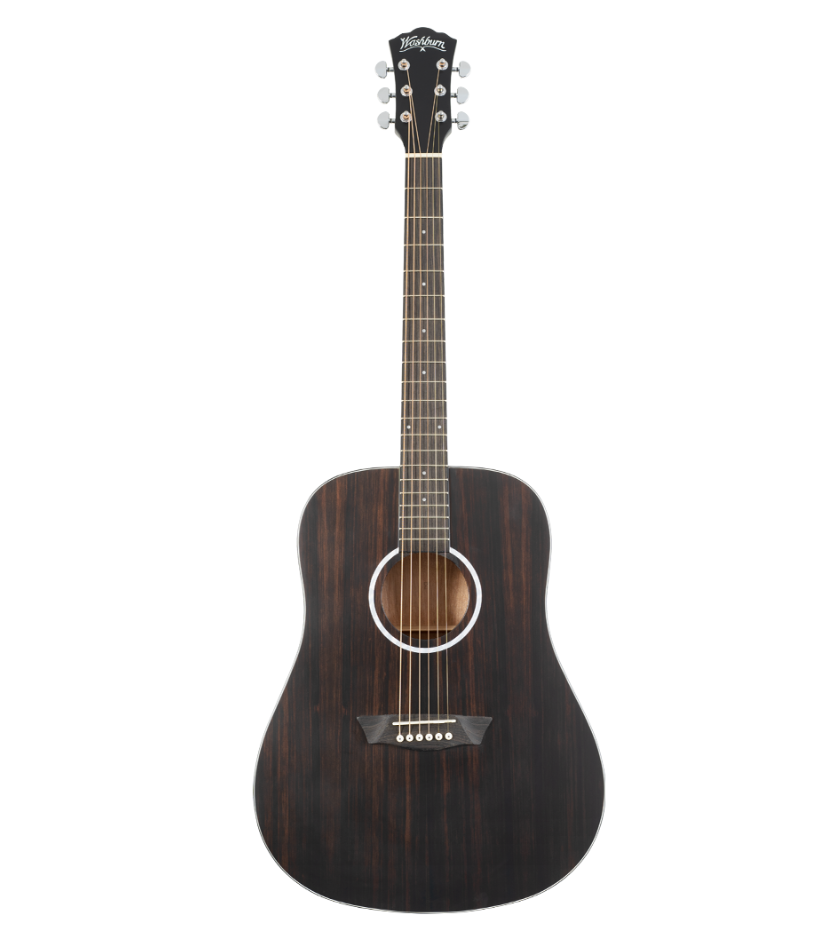 Washburn Deep Forest Ebony Dreadnought Acoustic Guitar