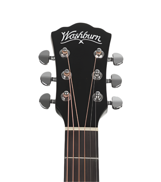 Washburn Deep Forest Ebony Dreadnought Acoustic Guitar