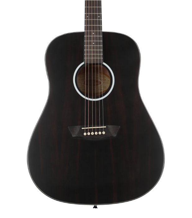 Washburn Deep Forest Ebony Dreadnought Acoustic Guitar