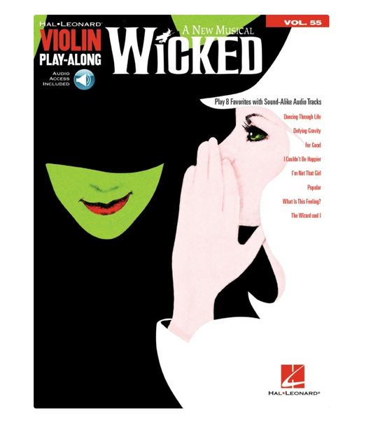Hal Leonard Wicked Violin Play-Along Volume 55