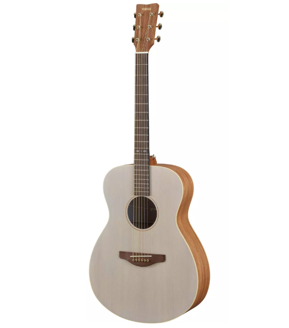 Yamaha STORIA I Acoustic / Electric Guitar - Solid Spruce Top - White