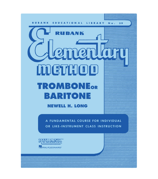 Rubank Method Books - Trombone or Baritone