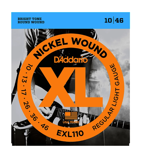 D'Addario EXL110 Nickel Wound Light Electric Guitar Strings Single-Pack