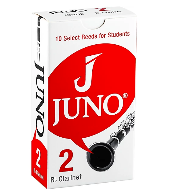 Vandoren JUNO Bb Clarinet, Box of 10 Reeds - Sizes 2 - 2.5