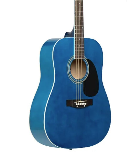 Stagg SA20D 3/4-size Acoustic Guitar Blue