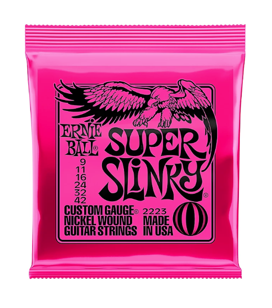 Ernie Ball Super Slinky 2223 (9-42) Nickel Wound Electric Guitar Strings